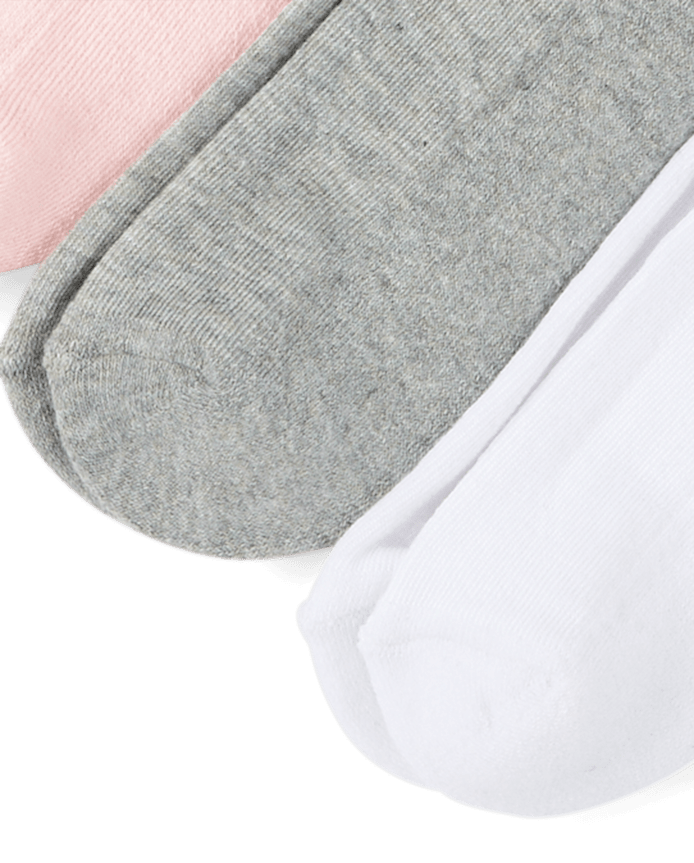 Girls Striped Cushioned Midi Socks 6-Pack