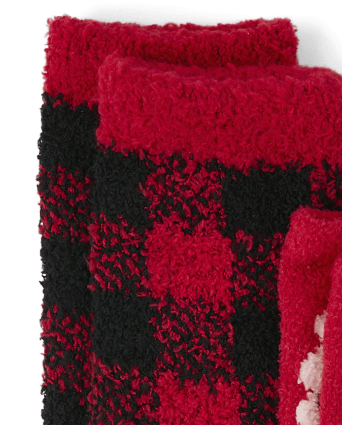 Kids Matching Family Santa Cozy Socks 2-Pack