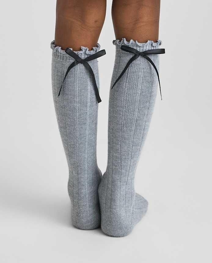 Girls Bow Boot Socks 2-Pack