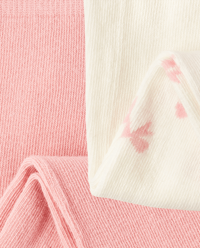 Baby Girls Bow Tights 2-Pack