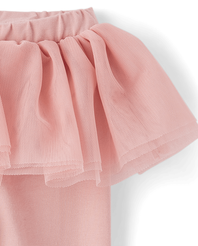 Baby Girls Bow Tutu Leggings 2-Pack