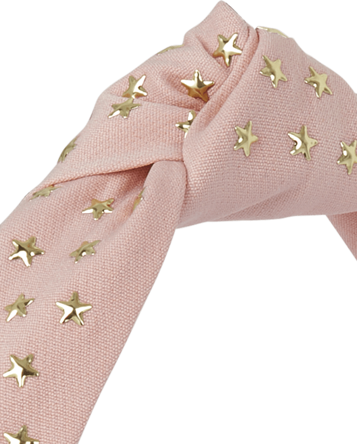 Girls Studded Star Top Knot Headband