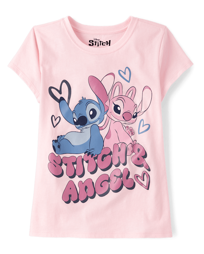 Girls Stitch™ and Angel Graphic Tee