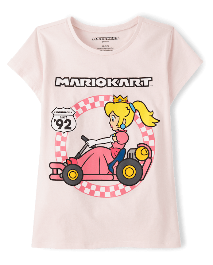 Girls Mario™ Princess Peach Mario Kart Graphic Tee