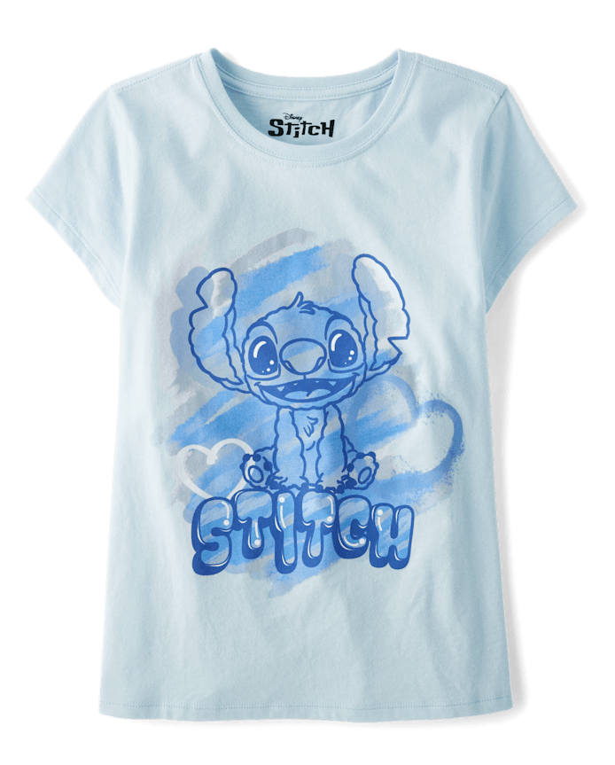 Girls Stitch™ Airbrush Graphic Tee