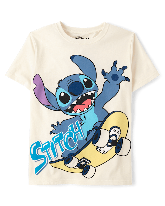 T-shirt graphique de skateboard Stitch™ pour garçon
