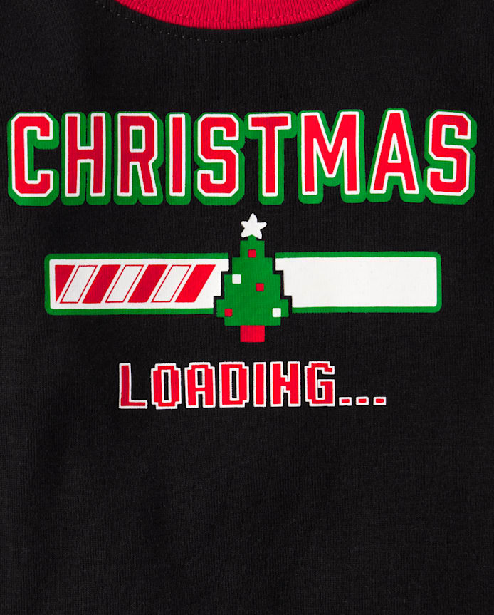 Pyjama de Noël ajusté en coton pour bébé et tout-petit