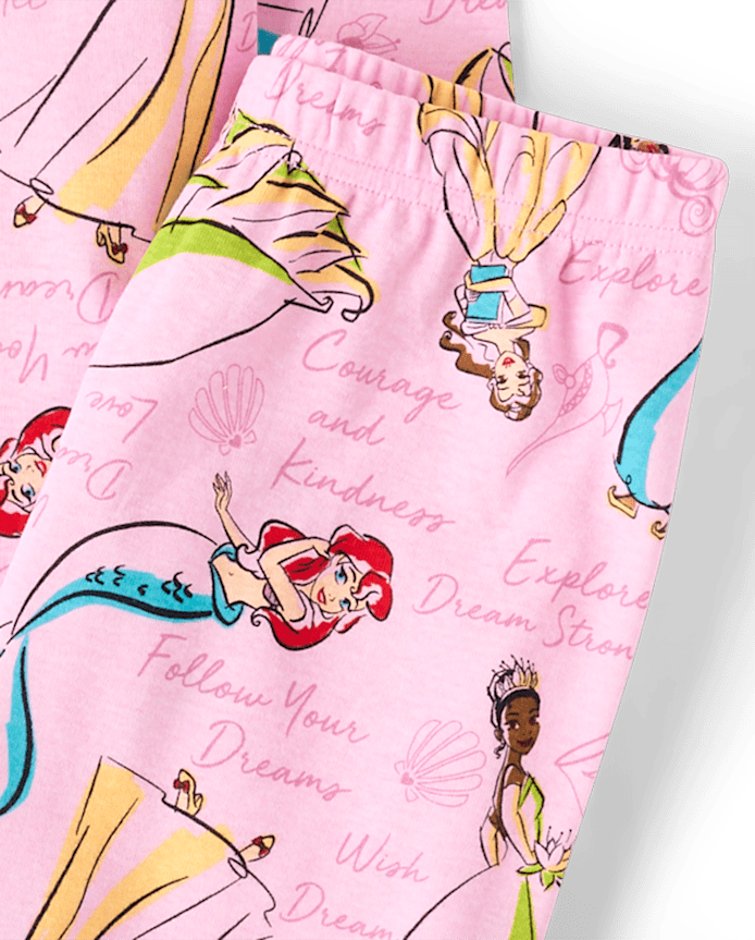 Girls Disney™ Princess Snug Fit Cotton Pajamas
