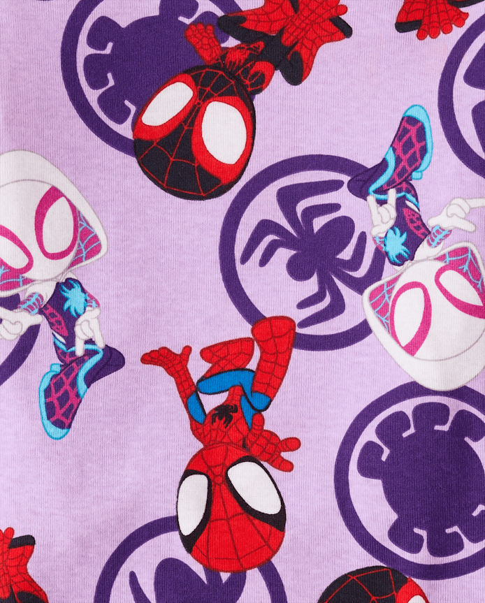 Baby And Toddler Girls Spidey™ Snug Fit Cotton Pajamas