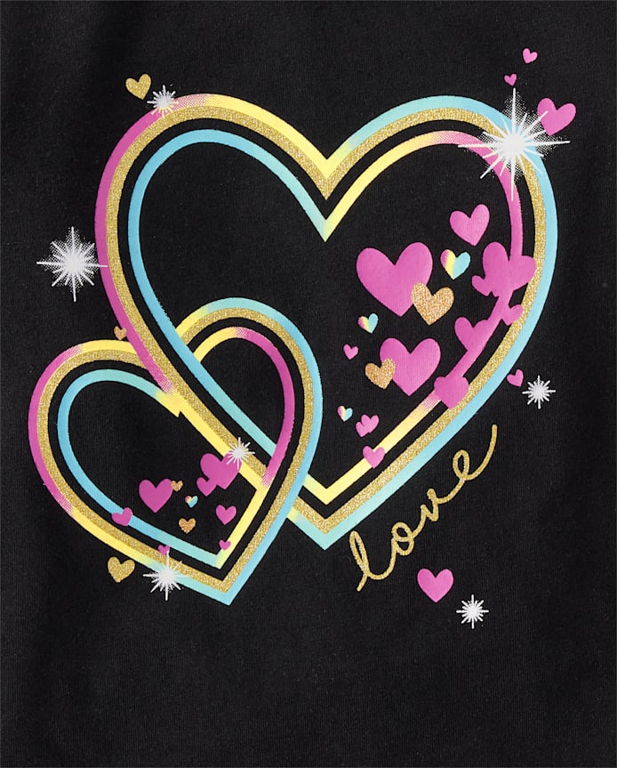 Baby And Toddler Girls Family Graphic Tee 3-Pack