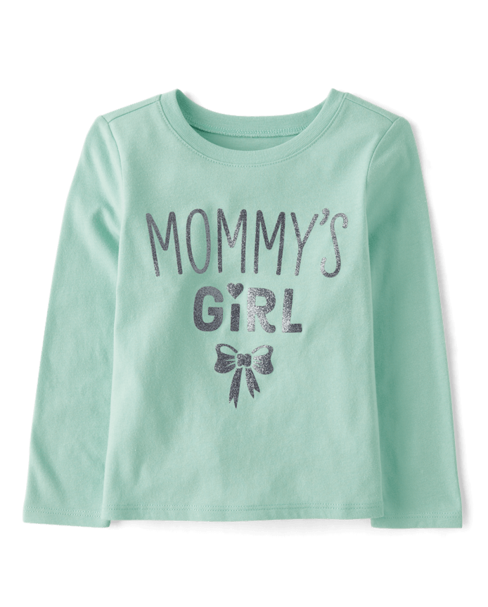 Baby And Toddler Girls Mommy's Girl Graphic Tee