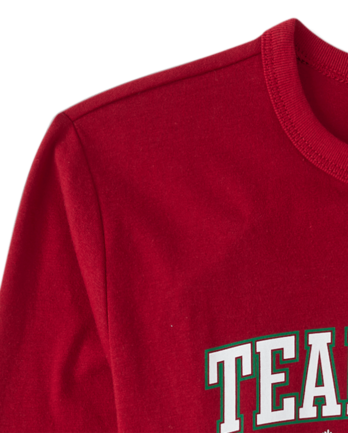 Kids Matching Family Team Santa Graphic Tee