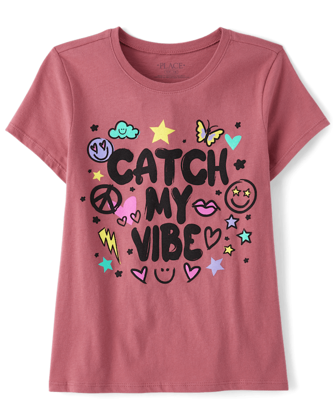 Girls Catch My Vibe Graphic Tee