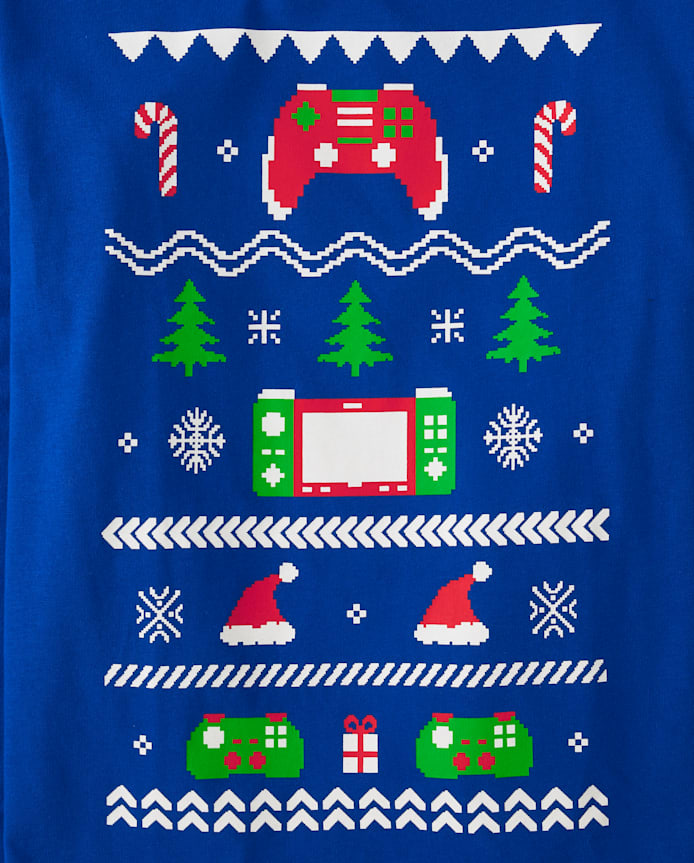 Boys Christmas Game Controller Graphic Tee