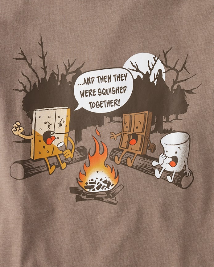 Boys Camping Smores Graphic Tee