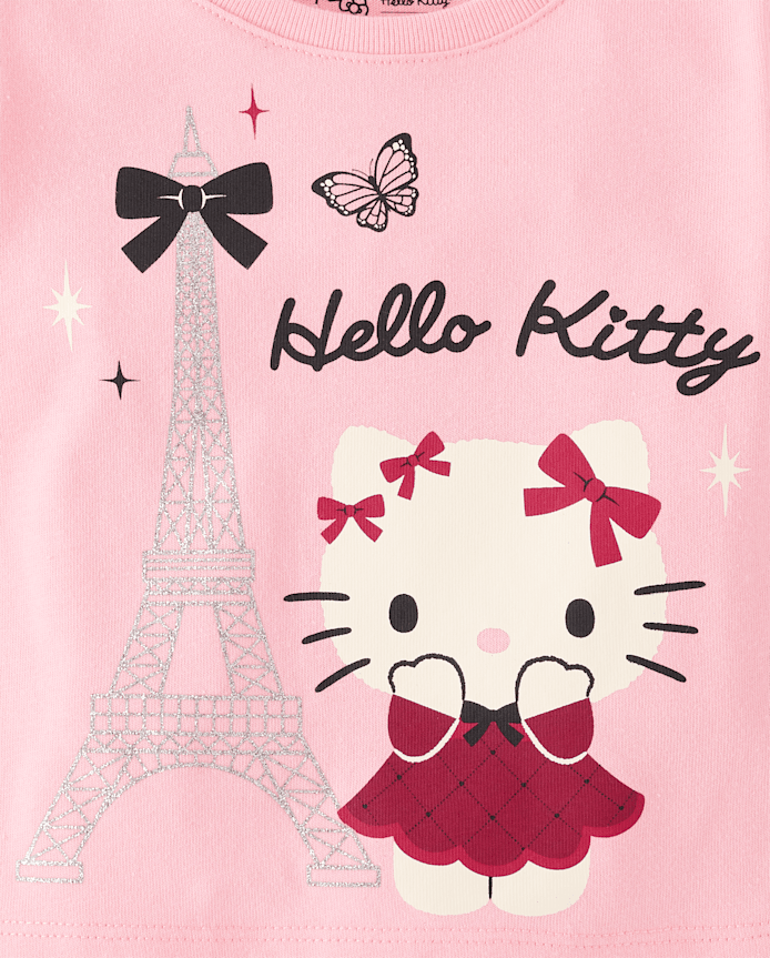 Toddler Girls Hello Kitty® Glitter Eiffel Tower Baby Tee
