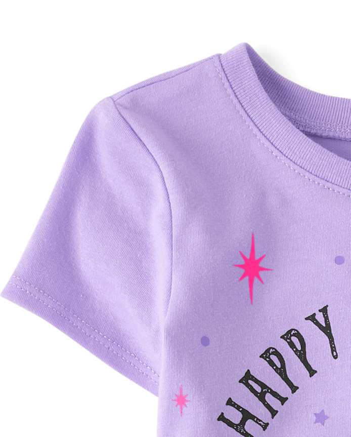 Toddler Girls Hello Kitty® Glow Happy Halloween Graphic Tee