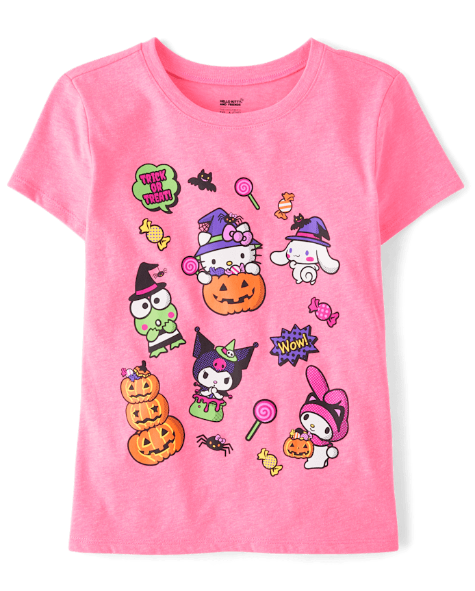 Girls Hello Kitty® And Friends Halloween Graphic Tee