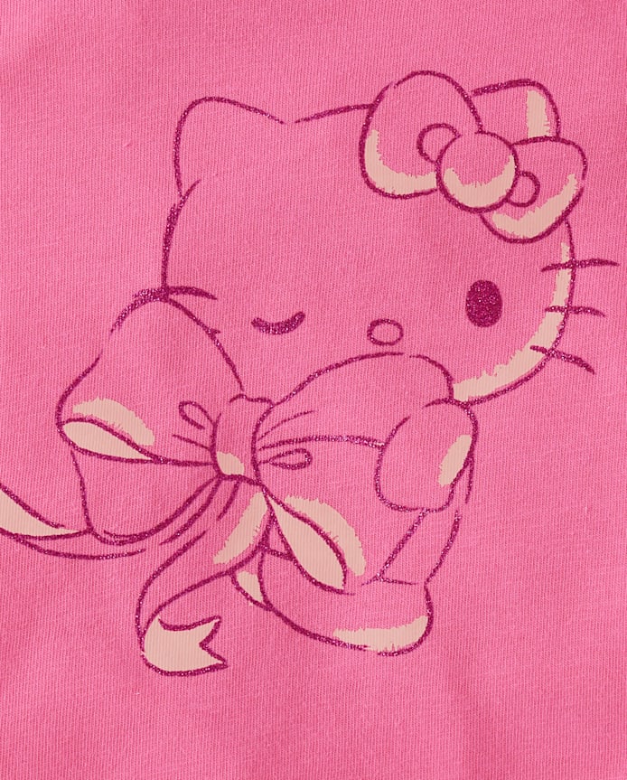 Toddler Girls Hello Kitty® Glitter Bow Baby Tee