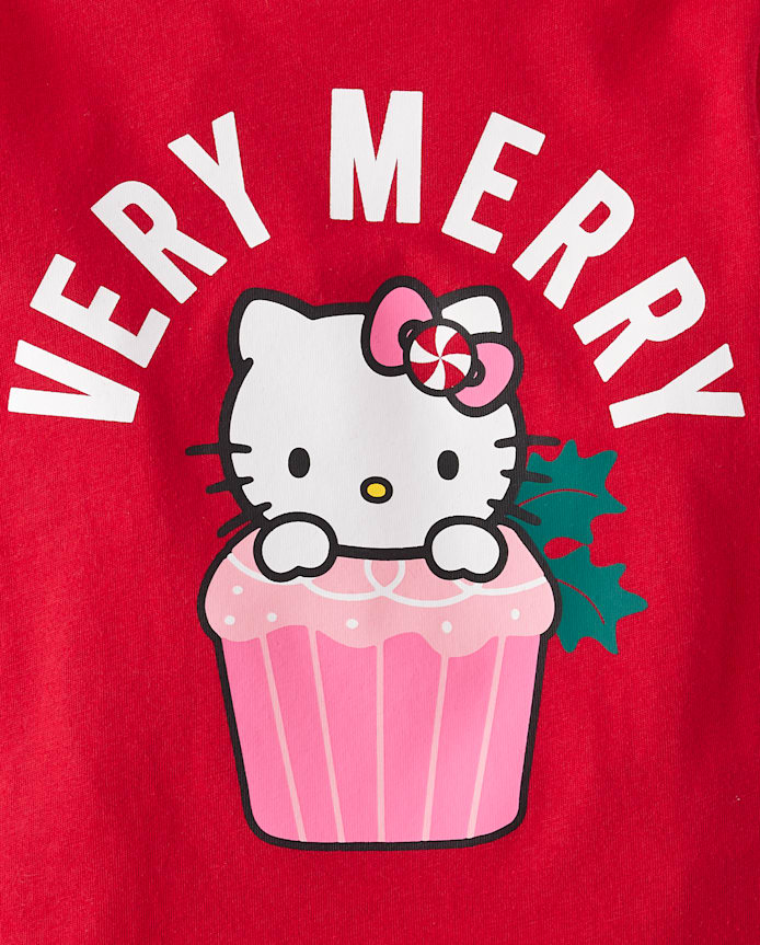 T-shirt graphique Hello Kitty® Very Merry pour petites filles