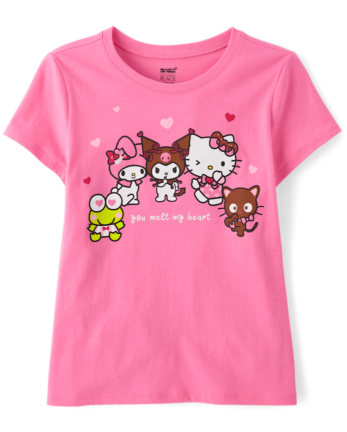 Girls Hello Kitty® And Friends Melt My Heart Graphic Tee