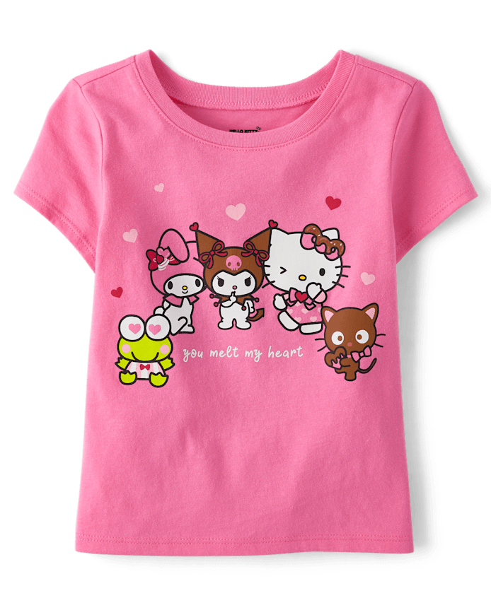 Toddler Girls Hello Kitty® And Friends Melt My Heart Graphic Tee
