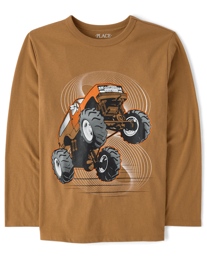 Boys Monster Truck Graphic Tee