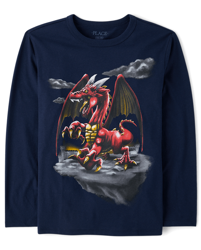 Boys Dragon Graphic Tee