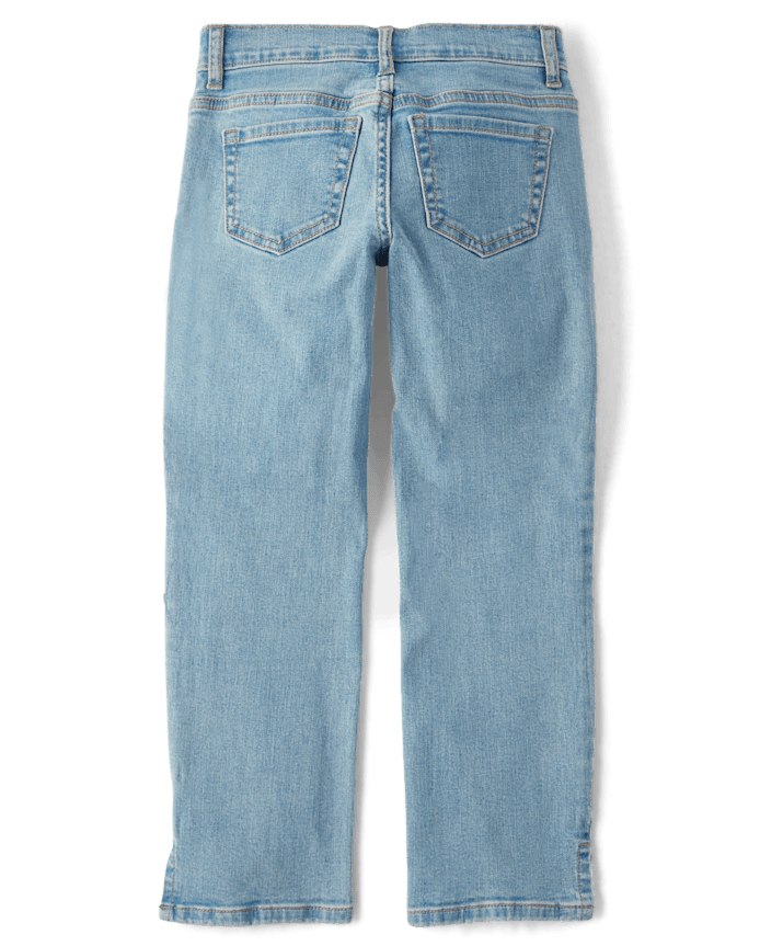 Girls Hello Kitty® Ripped 90s Straight Jeans