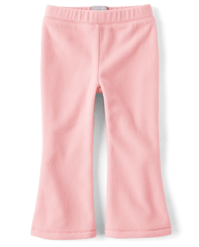 Toddler Girls Microfleece Flare Sweatpants
