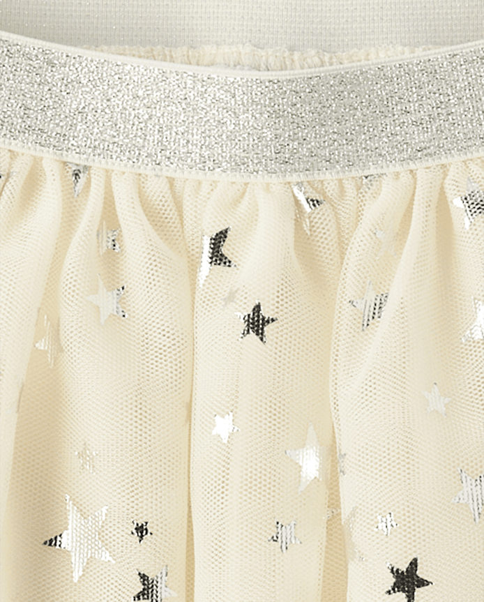 Toddler Girls Foil Star Tutu Skirt