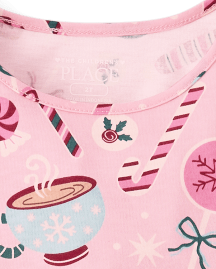 Baby And Toddler Girls Print Babydoll Dress