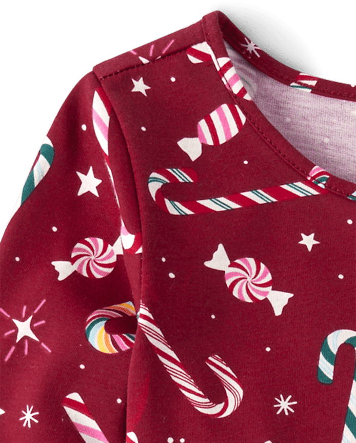 Baby And Toddler Girls Print Babydoll Dress