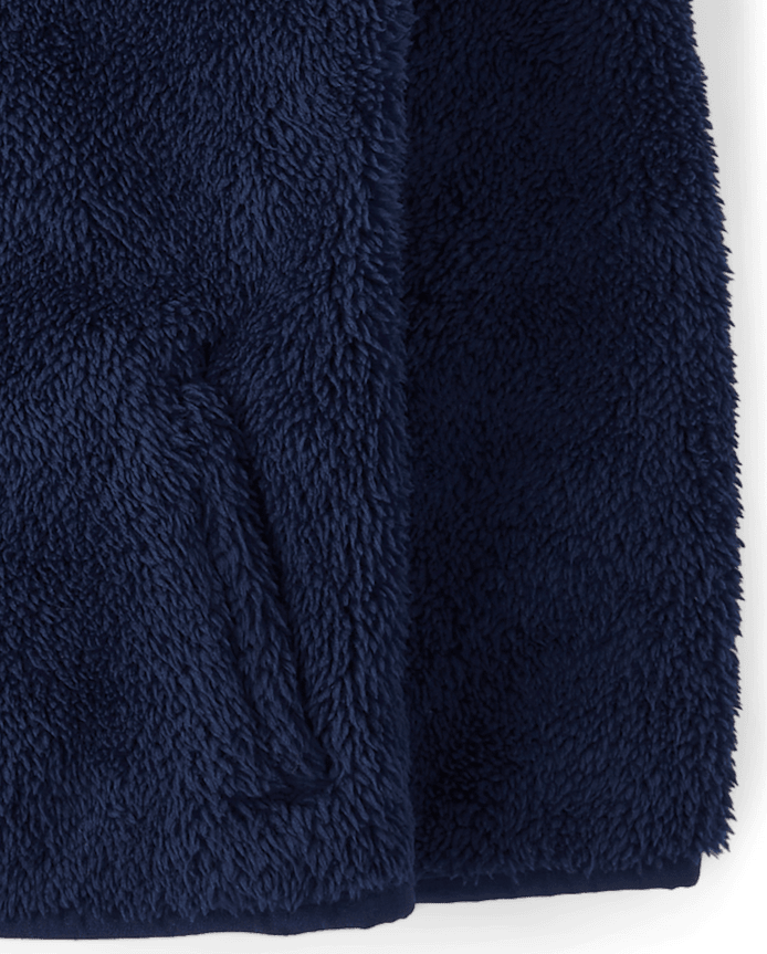 Toddler Girls Heavyweight Sherpa Zip Up Jacket