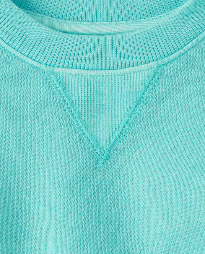 Toddler Girls Garment Dyed Premium Fleece Sweatshirt