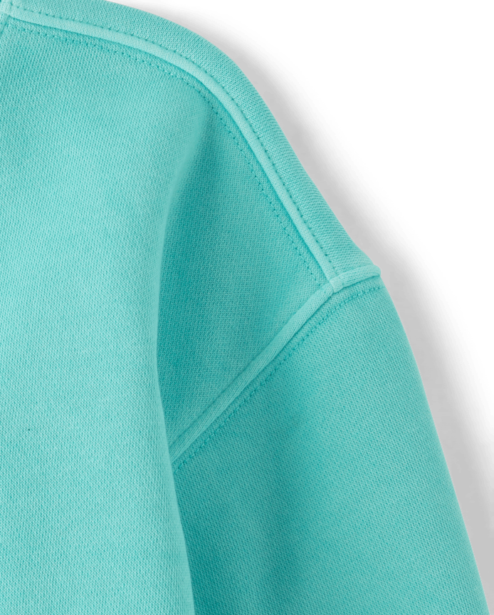 Toddler Girls Garment Dyed Premium Fleece Sweatshirt