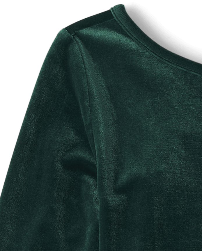 Girls Velour Bubble Dress