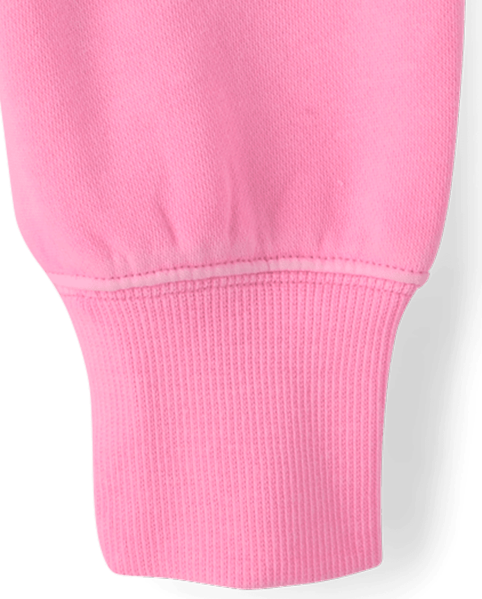 Girls Garment Dyed Premium Fleece Sweatshirt