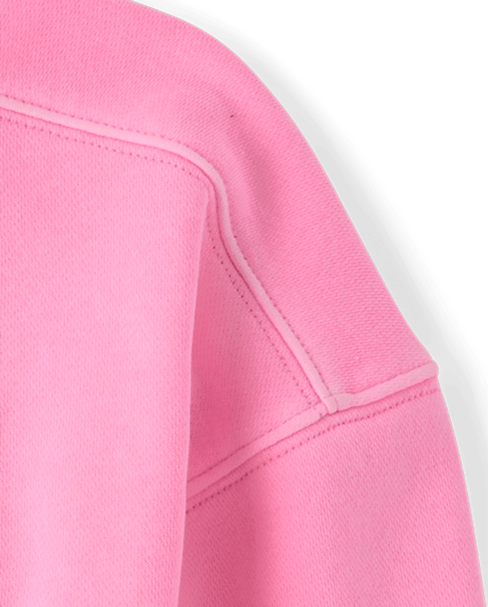 Girls Garment Dyed Premium Fleece Sweatshirt