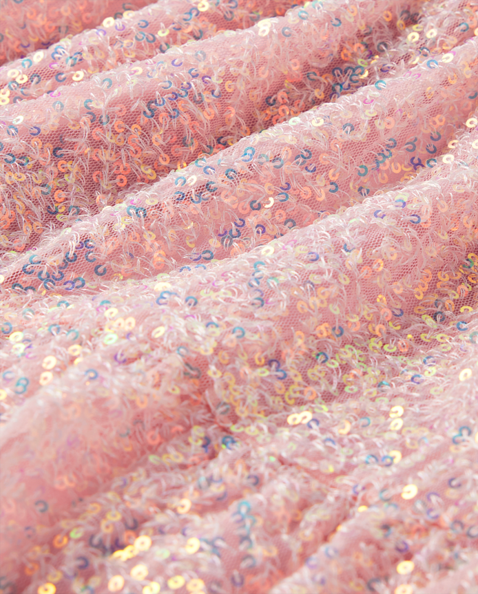 Girls Sequin Tiered Skirt