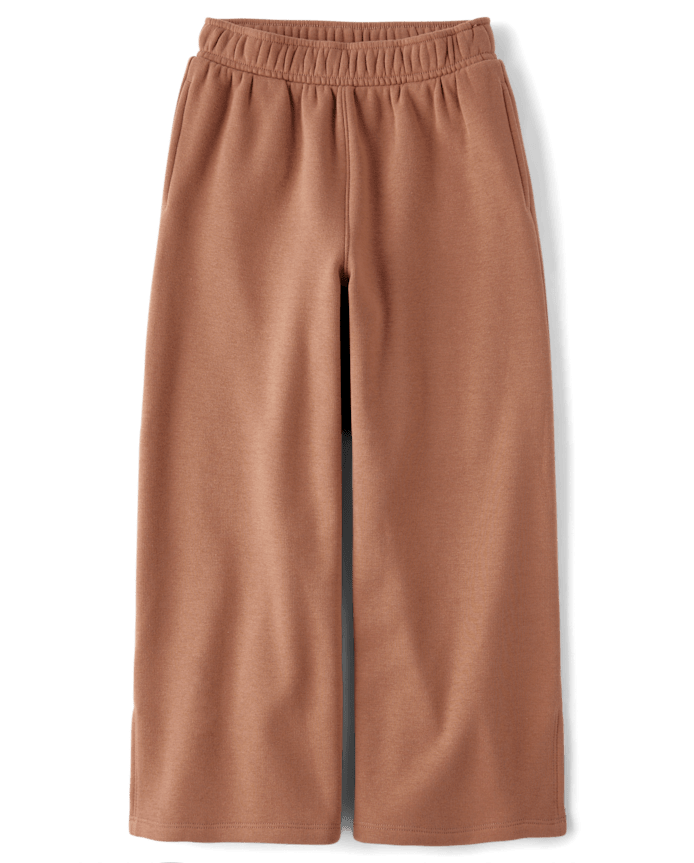 Girls Winter Warm Wide Leg Lounge Pants