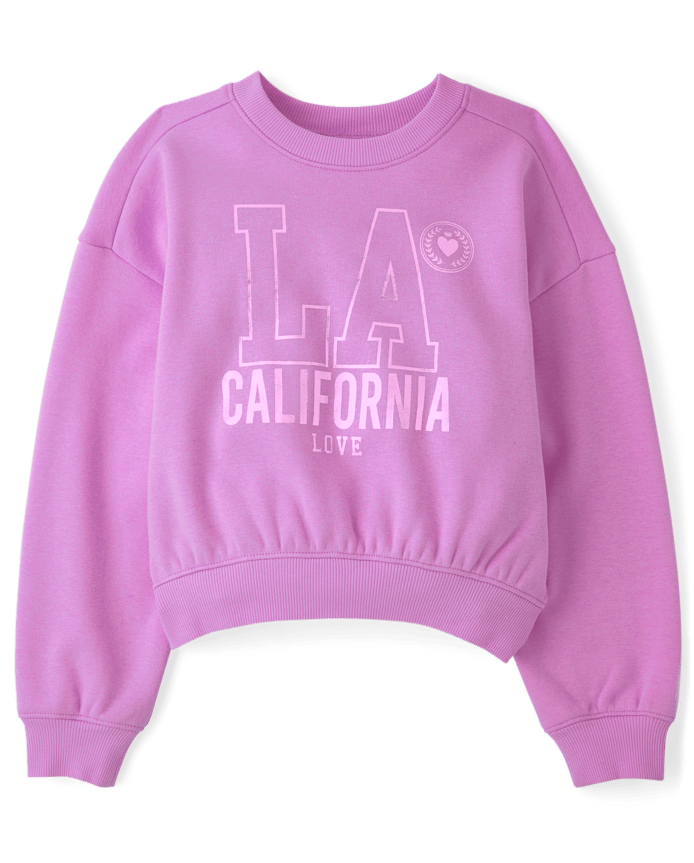 Girls Embellished Winter Warm Sweatshirt