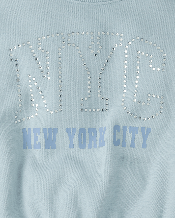 Girls Embellished Winter Warm Sweatshirt