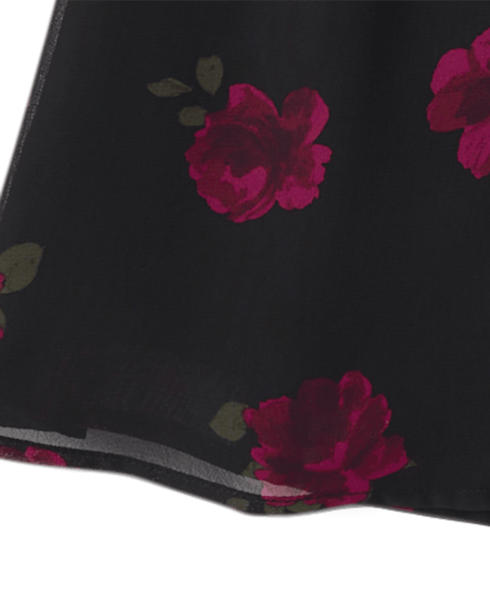 Tween Girls Chiffon Floral Dress