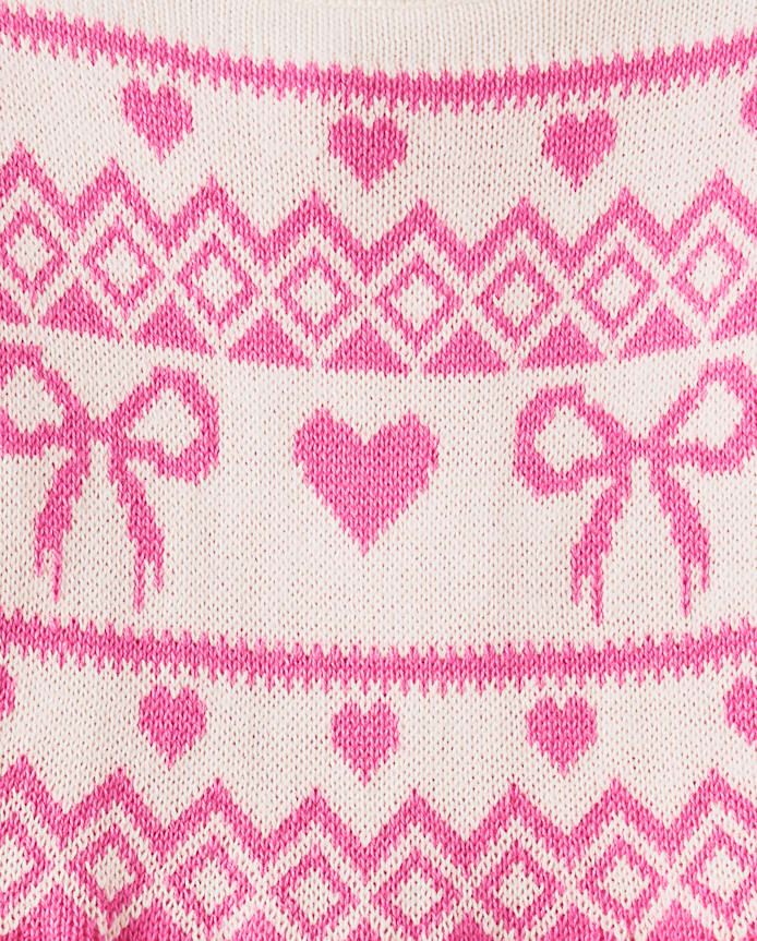 Baby And Toddler Girls Heart Sweater Dress