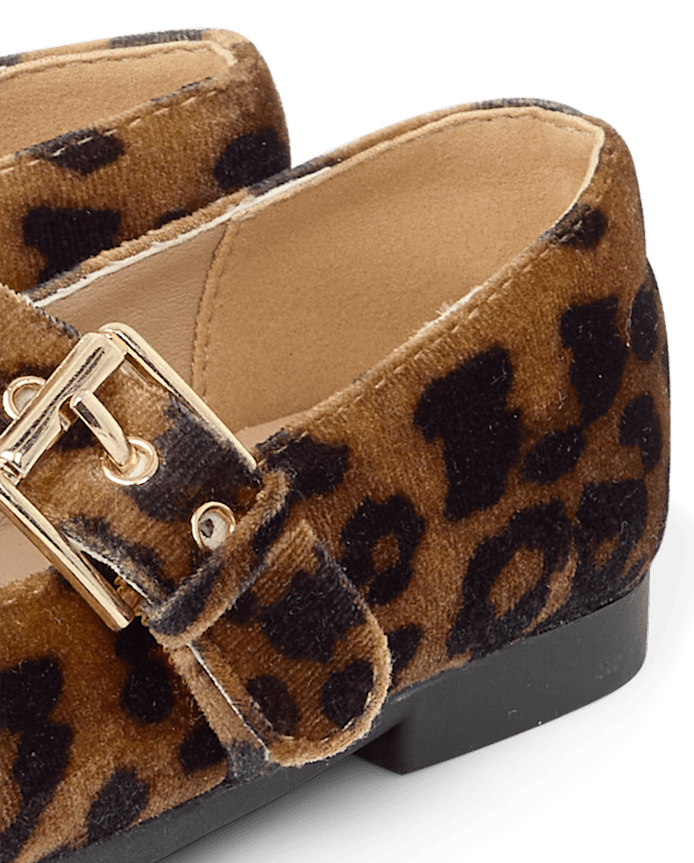 Toddler Girls Leopard Mary Jane Shoes