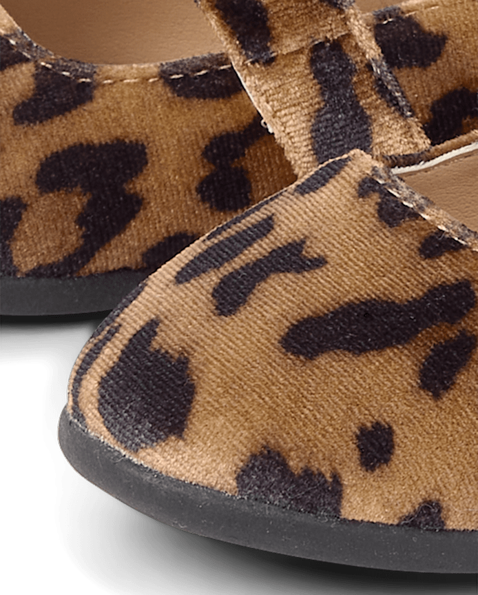 Toddler Girls Leopard Mary Jane Shoes