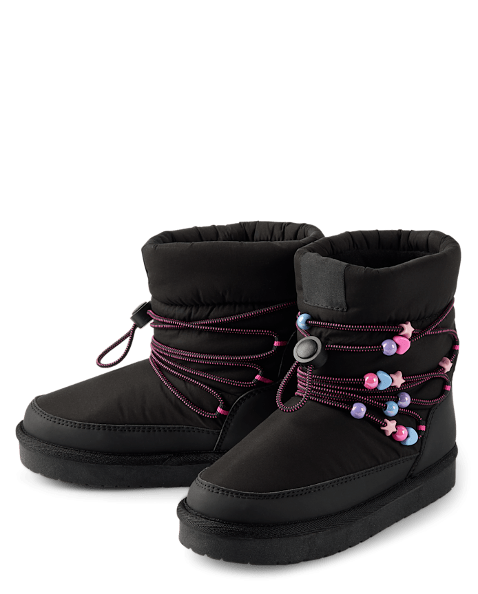 Bottes bouffantes perlées pour filles