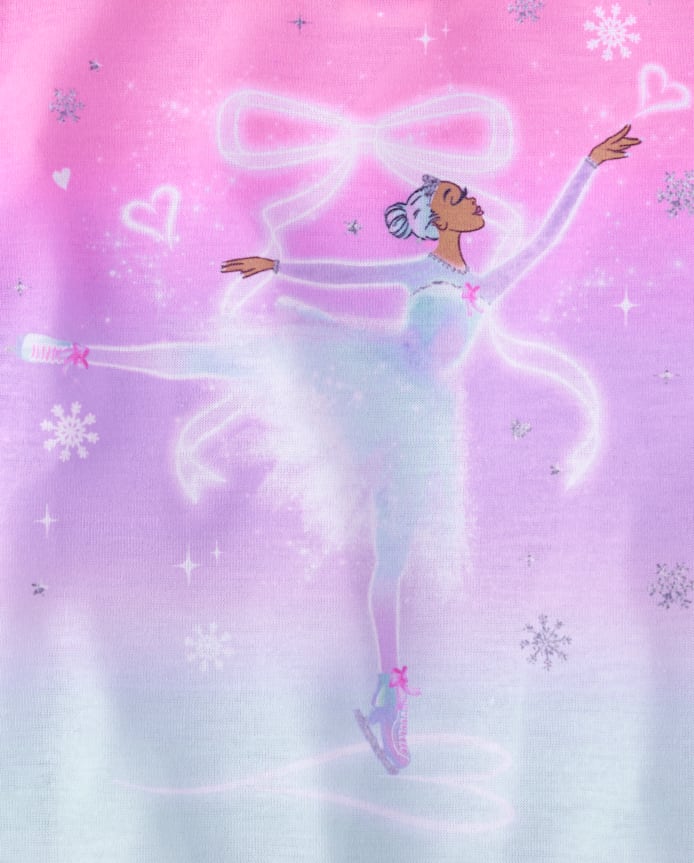 Girls Ballerina Ruffle Nightgown