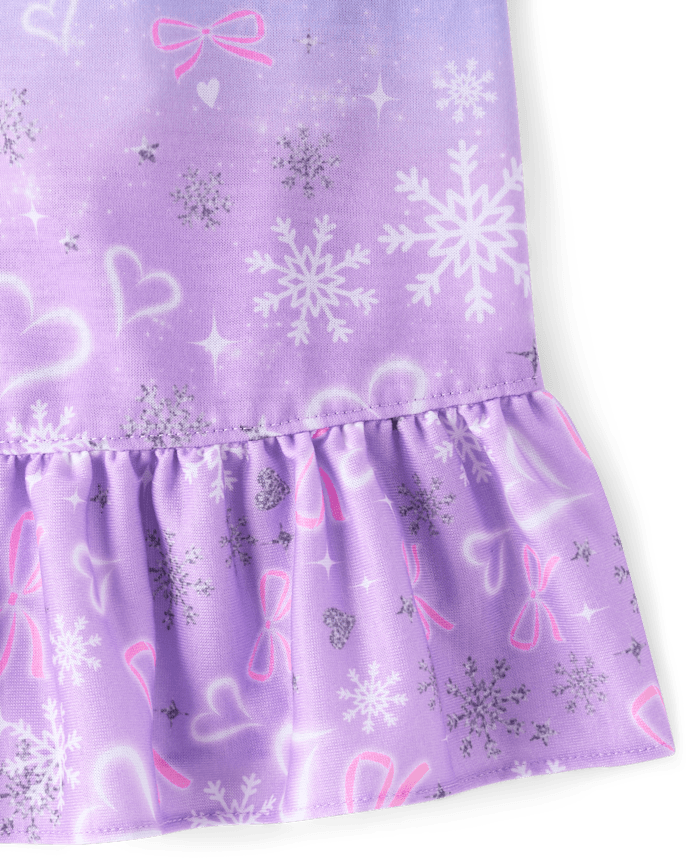 Girls Ballerina Ruffle Nightgown